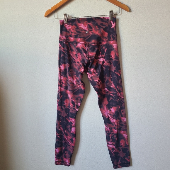 Lululemon Align High-Rise Pink and Black Leggings - Picture 7 of 13